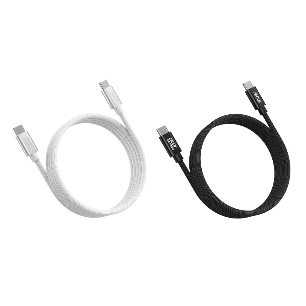 AcerGaming USB-C to USB-C珪膠編織充電線1.2m-規格圖2
