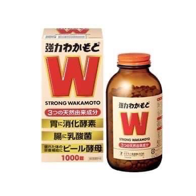 WAKAMOTO 若元錠 胃腸錠 乳酸菌 酵母 (日本境內1000錠