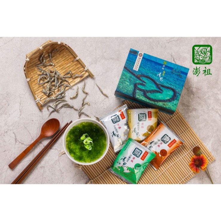 澎祖湯包(小魚/櫻蝦/芝麻/香菇四種口味可挑選)-每盒八包-細節圖2
