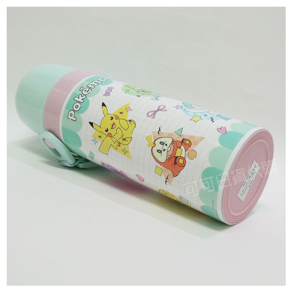 【可可日貨】日本 skater 超輕量 兩用式 不鏽鋼保冷 保溫杯 ( 寶可夢) 470ML SKDC4 皮卡丘 水壺-細節圖5