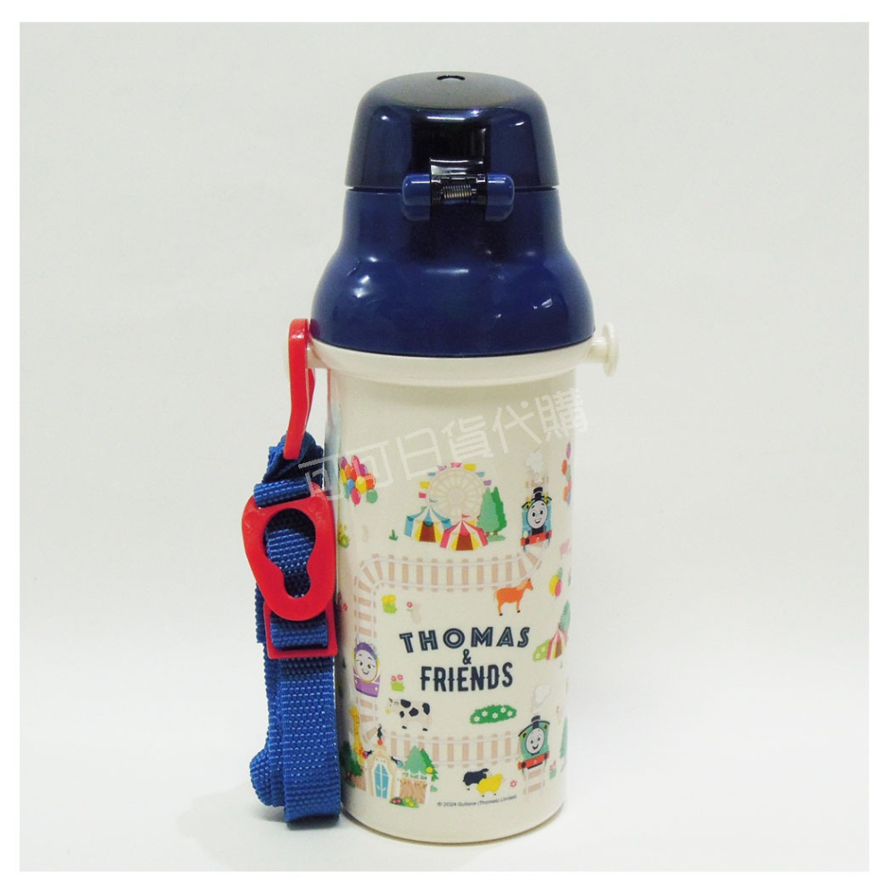 【可可日貨】新品❤️日本製 skater 彈蓋式 直飲 水壺 ( 湯瑪士火車) 480ML PSB5SANAG  湯瑪士-細節圖2