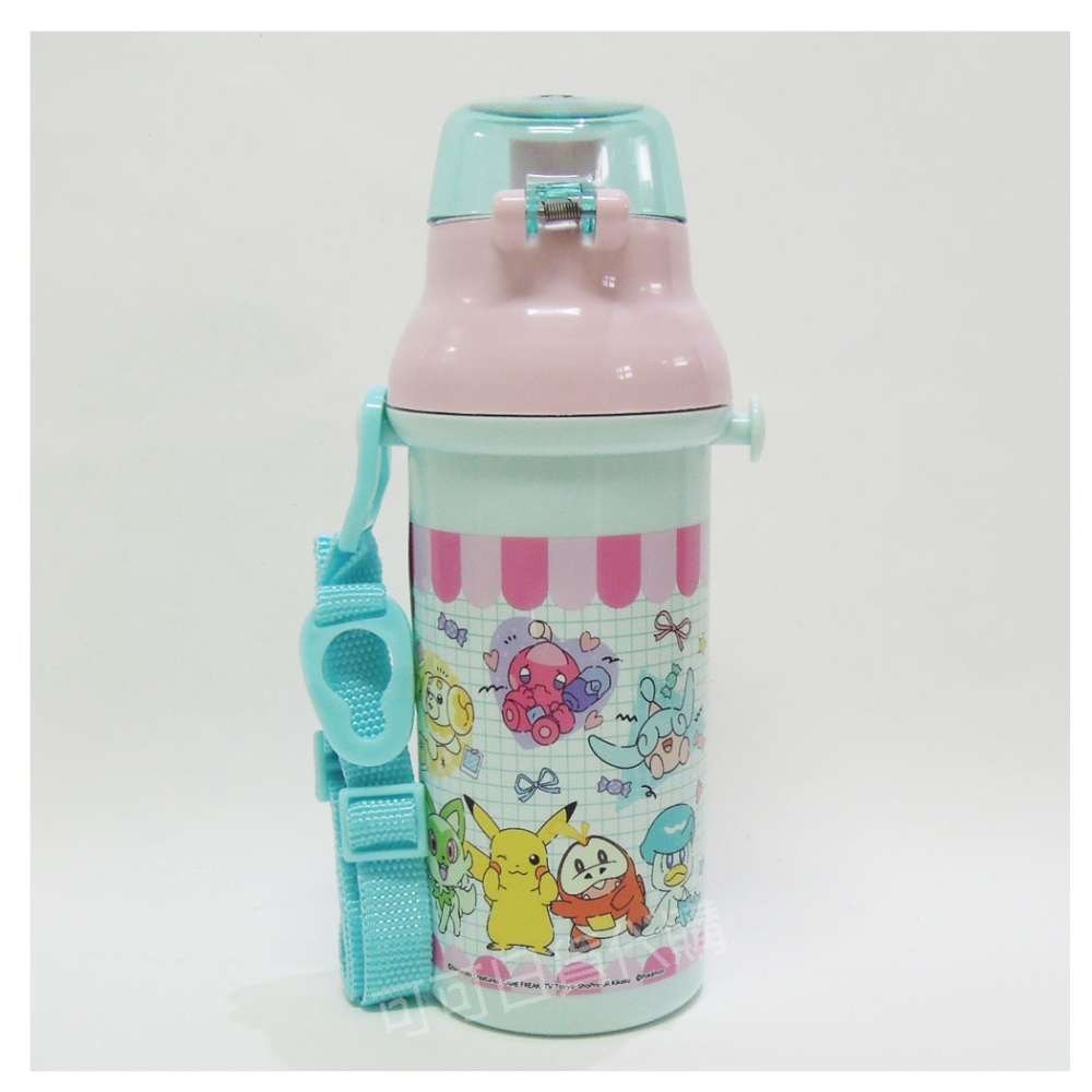 【可可日貨】新品❤️日本製 skater 彈蓋式 直飲 水壺 ( 寶可夢) 480ML PSB5SANAG 皮卡丘-細節圖2