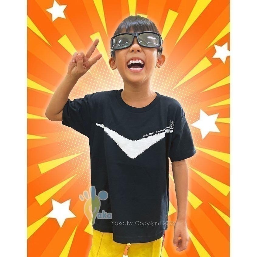 台灣特有種 台灣黑熊 特徵款 短袖 純棉 T恤 尺寸兒童到成人皆有 ( T 黑熊 黑色 V 胸 )-細節圖5