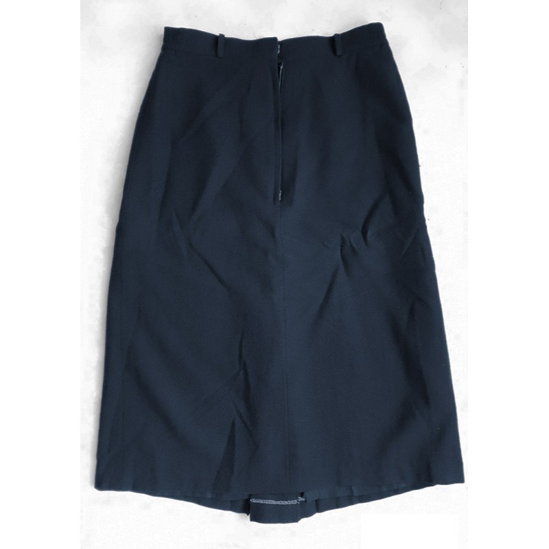 女性冬季套裝 短版外套+及膝裙 墨綠色-細節圖7