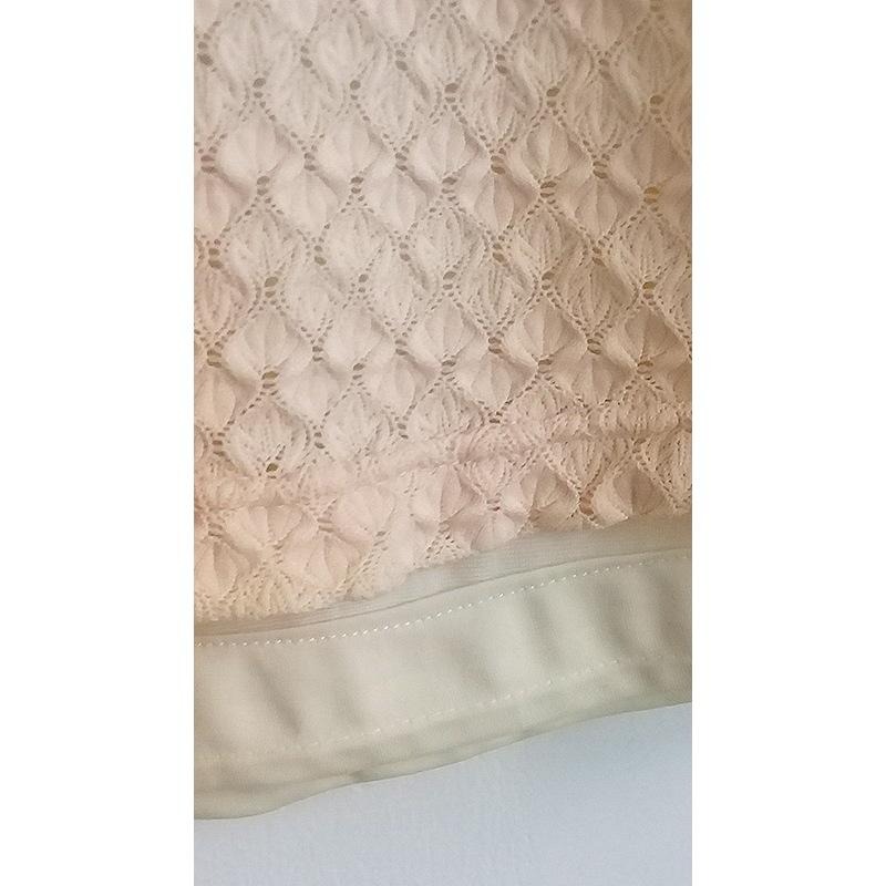 二手淡橙色女性兩件組連身裙套裝-細節圖4