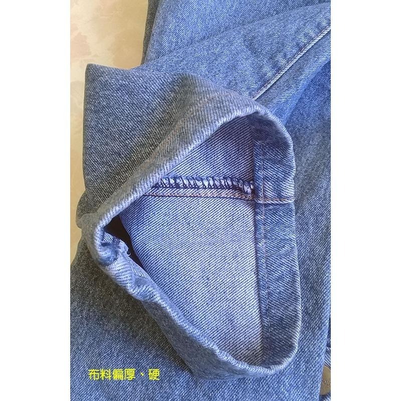 GIORDANO 香港 水藍色 牛仔褲 中直筒 硬質 二手-細節圖3