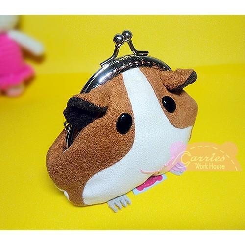 原創 天竺鼠包包 口金包 手作 手工 手創 零錢包 飾品包 化妝包 天竺鼠 天竺鼠車車 哈姆太郎-細節圖4