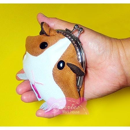 原創 天竺鼠包包 口金包 手作 手工 手創 零錢包 飾品包 化妝包 天竺鼠 天竺鼠車車 哈姆太郎-細節圖6