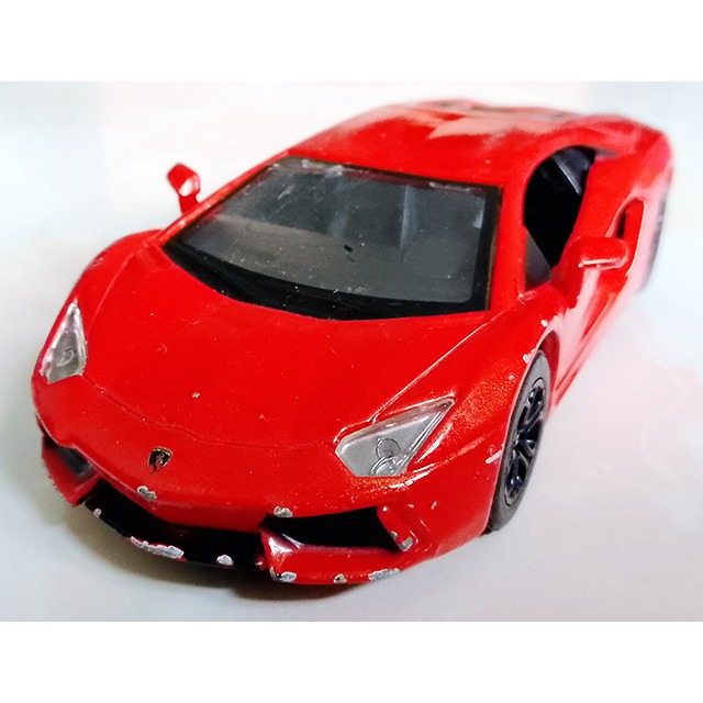 Maisto 超跑模型車 紅色 藍寶堅尼 LP700-4-細節圖2