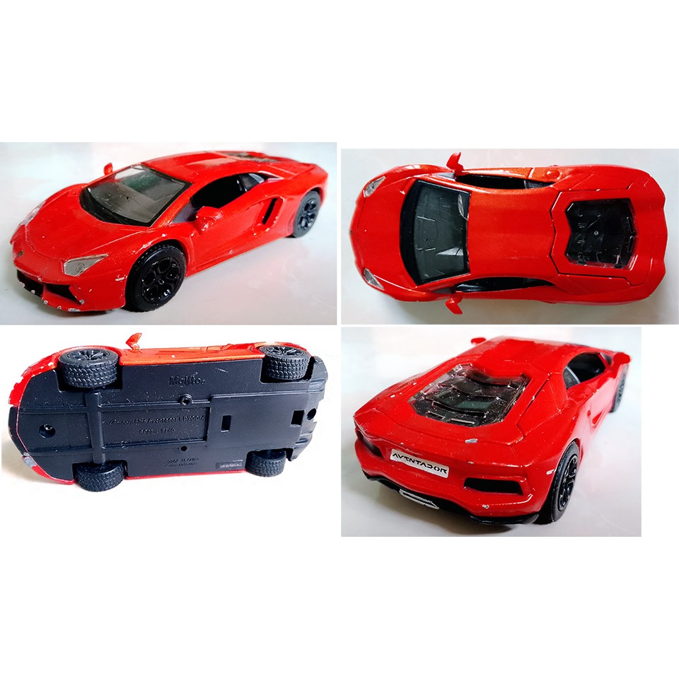 Maisto 超跑模型車 紅色 藍寶堅尼 LP700-4-細節圖3