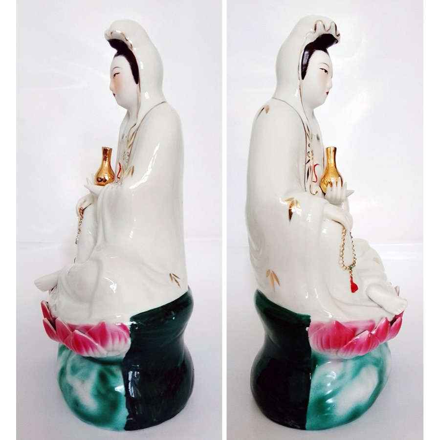 觀音 觀世音菩薩 陶瓷 紀念像-細節圖3