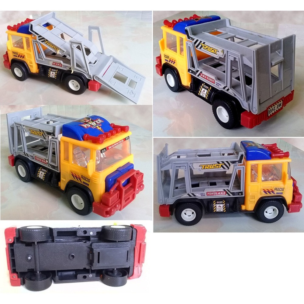 Super Power 工程車系列 雲梯車 卡車 運車卡車-細節圖3