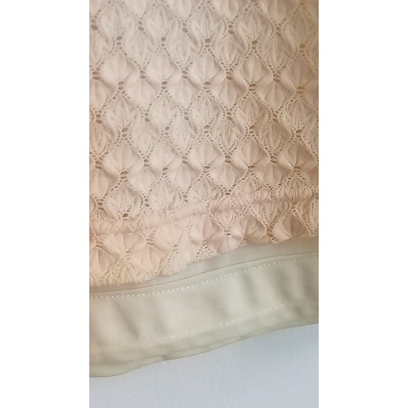 女性春裝 淡橙色兩件組連身裙套裝-細節圖4