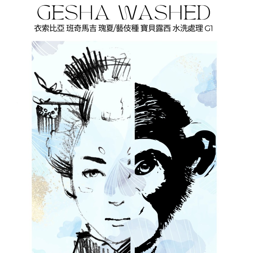 藝妓 巴拿馬 100%瑰夏 綠頂長身 花蝴蝶 班奇 馬吉 瑰夏莊園 露西寶貝-規格圖1