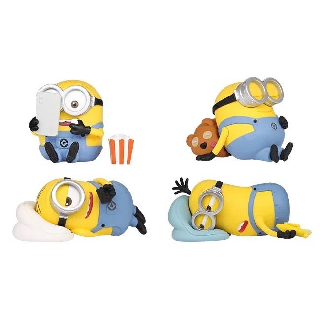 【現貨】轉蛋 扭蛋 日本 TAKARA TOMY 小小兵 放鬆公仔 凱文 BOB Minions 神偷奶爸  全4款-細節圖2