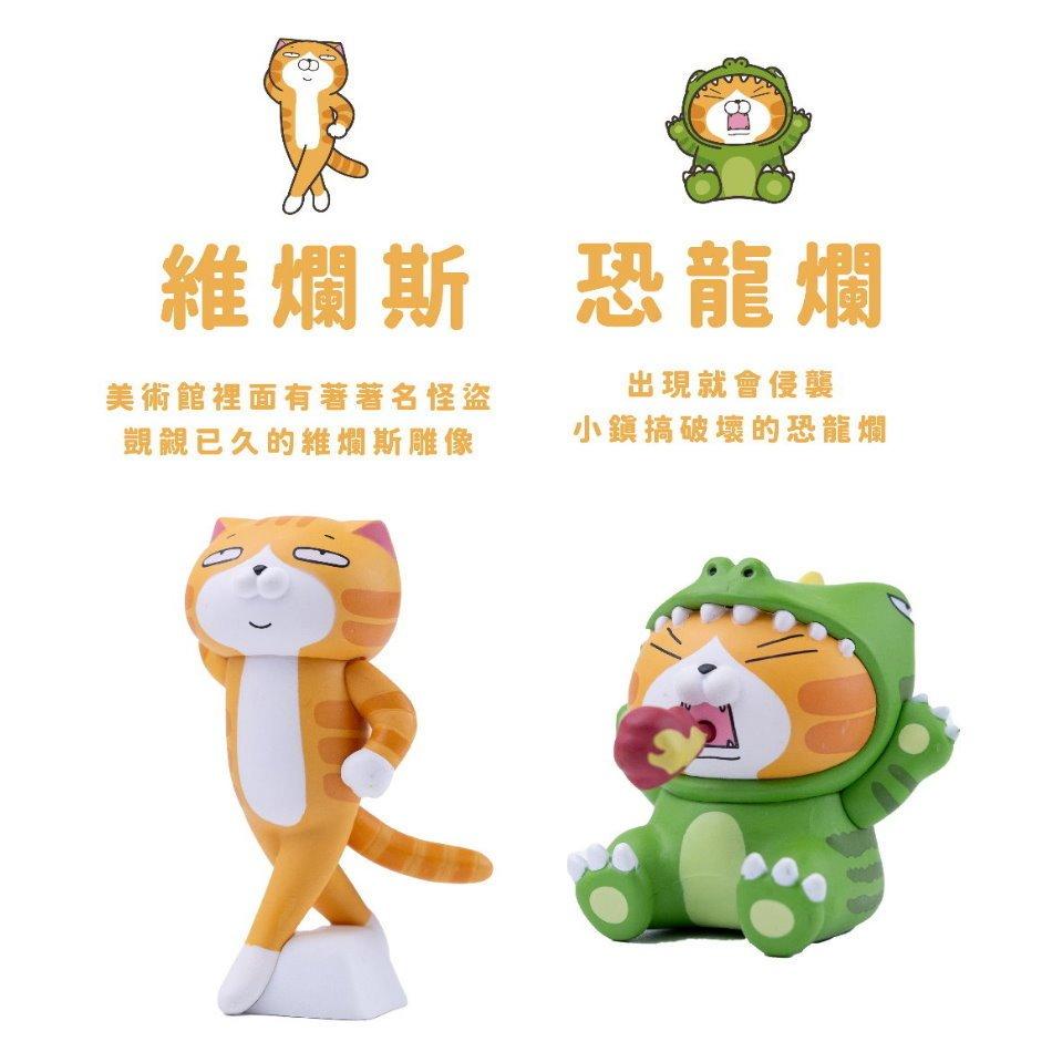 【現貨】正品 白爛貓 小鎮日常 那條魚 盒玩 公仔 （全套8盒 ）-細節圖4