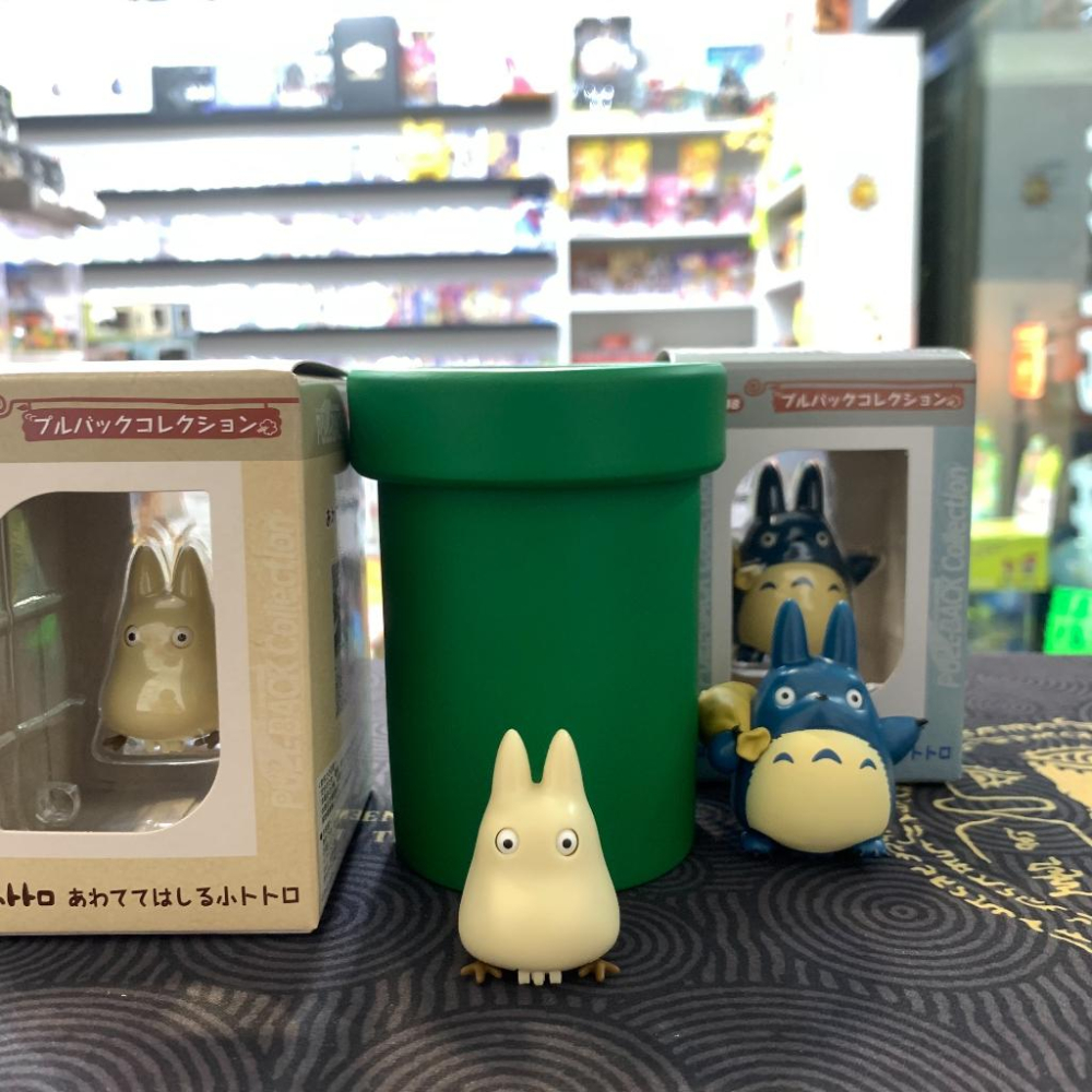 【現貨】日本 宮崎駿 吉卜力《 慌張的小龍貓 》  龍貓 豆豆龍 迴力車 玩具 擺飾 龍貓公車-細節圖2