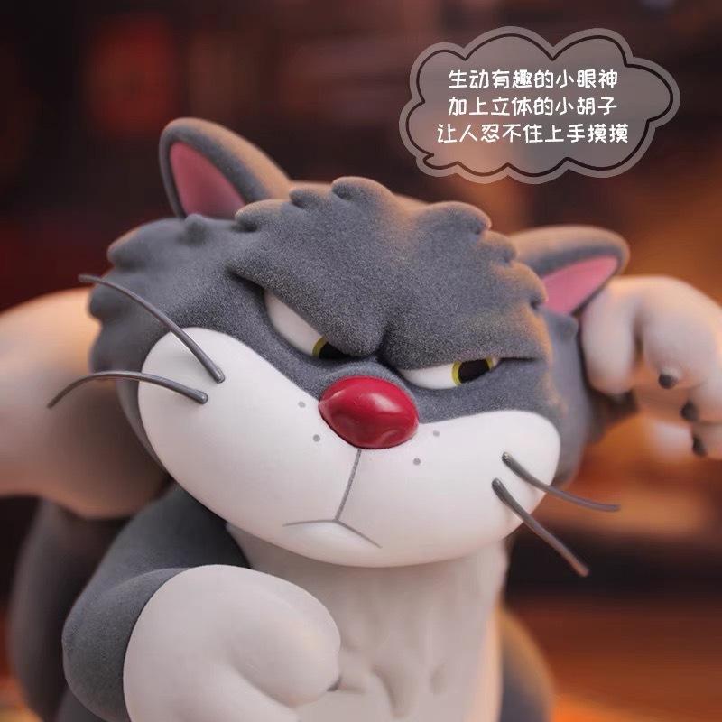 【現貨】MINISO名創 迪士尼 路西法 貓咪 拽貓 得意時刻 手辦擺件潮玩 創意禮物 公仔 擺飾 公仔 玩具 盒玩-細節圖3