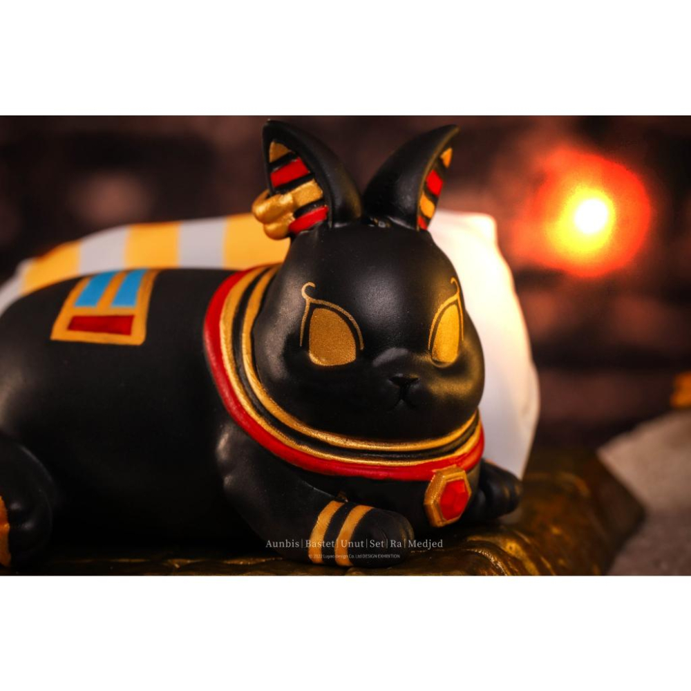 【現貨】芝麻棉花糖《 埃及神明寶寶 》路遙原創 設計師盒玩 隱藏 盲盒 盒玩 玩具-細節圖4