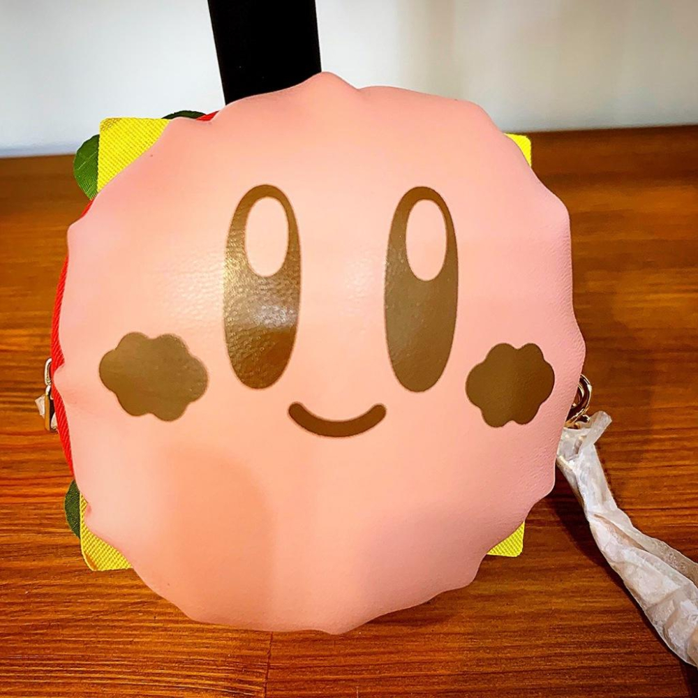 【現貨】日本 星之卡比 Kirby 多功能 漢堡包 化妝包 零錢包 任天堂 Nintendo switch-細節圖2