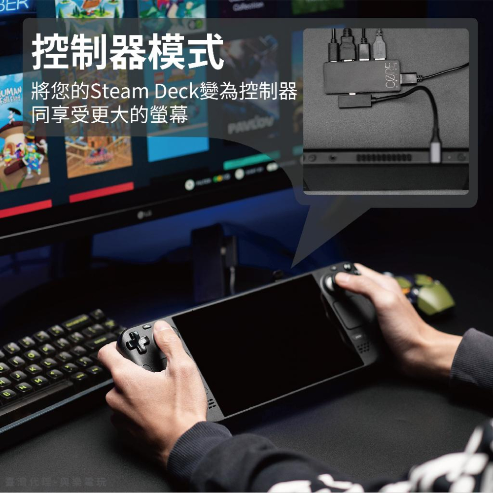 【現貨】Skull & Co. 多功能緊湊型便攜底座 適用Steam Deck 及ASUS ROG Ally-細節圖5