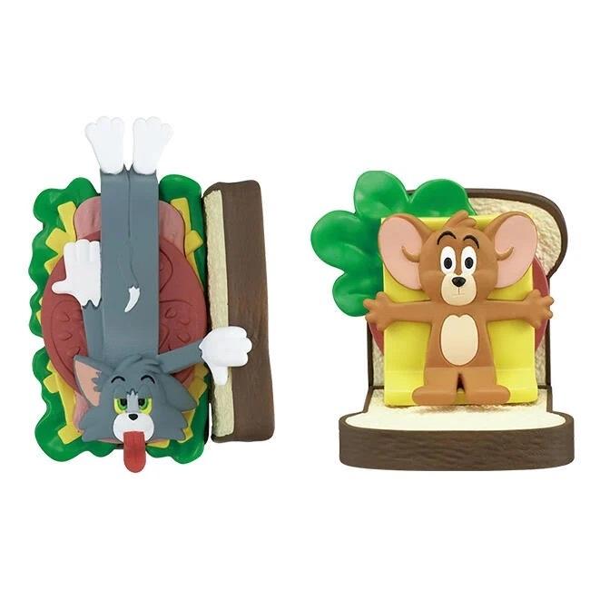 【現貨】轉蛋 扭蛋 日本 TAKARATOMY 湯姆貓與傑利鼠 美食公仔 TOM and JERRY  全套4款-細節圖3