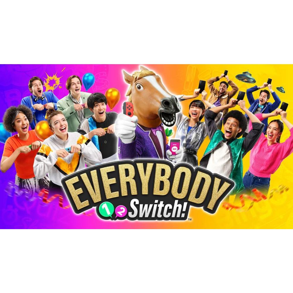 【現貨】NS 任天堂 SWITCH《 EVERYBODY 1-2-SWITCH! 》 同樂 派對遊戲 中文版-細節圖2