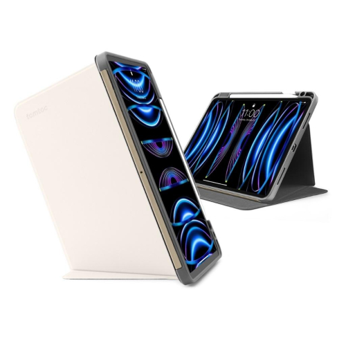 【現貨】Tomtoc iPad 多角度折疊平板 保護套 白 保護殼