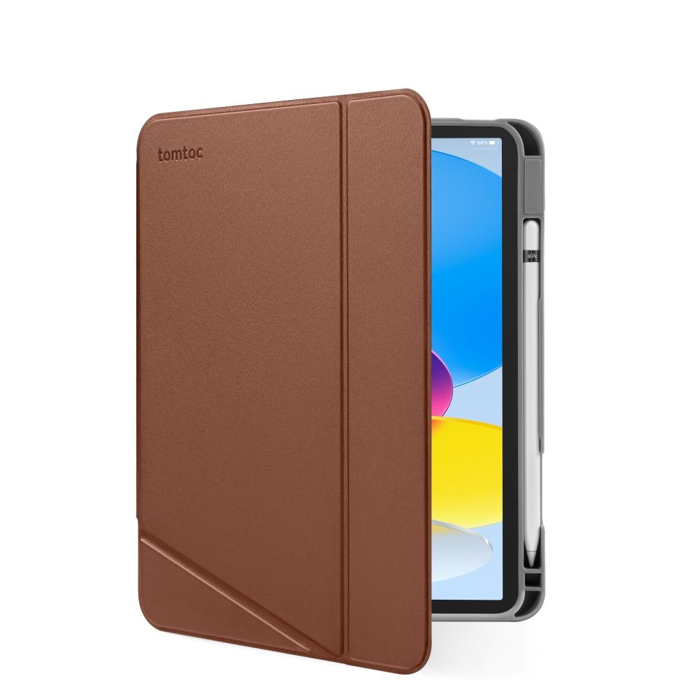 【現貨】Tomtoc iPad 多角度折疊平板 保護套 焦糖 保護殼，適用於10.9吋第10代新款-細節圖3