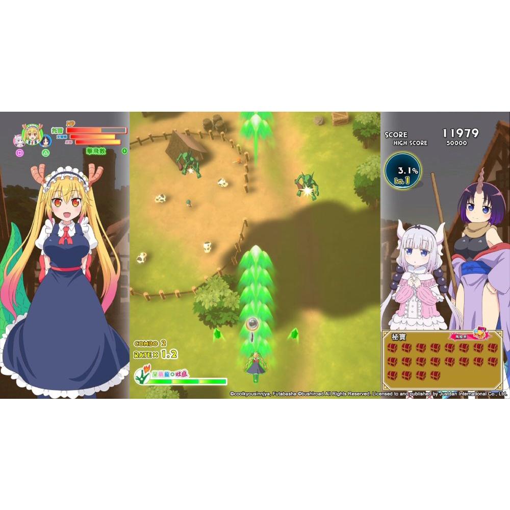 【特惠活動】NS 任天堂 SWITCH《 小林家的龍女僕 炸裂！！呆萌龍☆吐息 》超豪華特典版 中文版 射擊-細節圖5