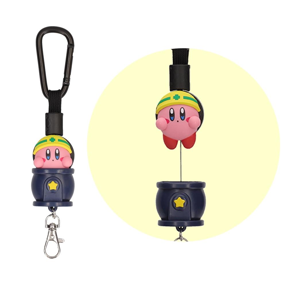 【現貨】日本 星之卡比 Kirby 伸縮吊繩 掛繩 任天堂 Nintendo switch  鑰匙圈 工作證 證件套-細節圖4