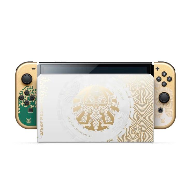 【現貨】 NS Switch 主機 OLED 款式 薩爾達傳說 王國之淚 曠野之息 特仕機 ZELDA 限量版-細節圖2