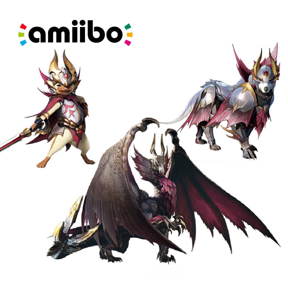 【現貨】Switch NS《魔物獵人 崛起 破曉》Amiibo 隨從艾路 隨從加爾克 RISE 魔物-細節圖3