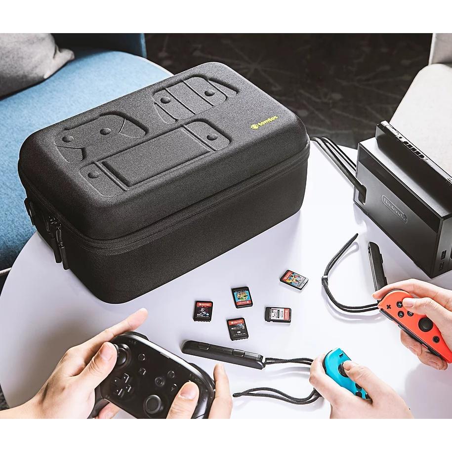 【現貨】NS Nintendo Switch Tomtoc 玩家首選肩背收納盒 收納包 保護包 硬殼包-細節圖2