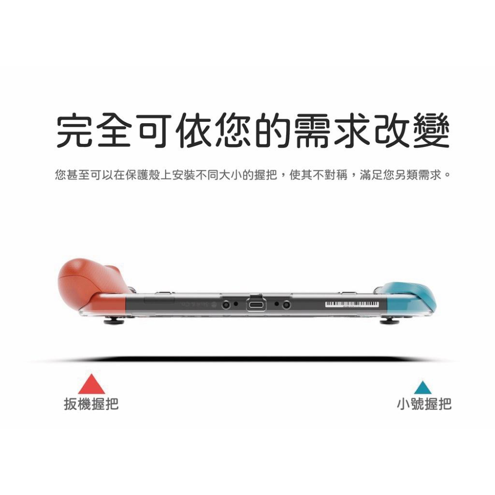 【現貨】Skull & Co. 任天堂 SWITCH  透明水晶握把保護殼 適用電力加強-細節圖8