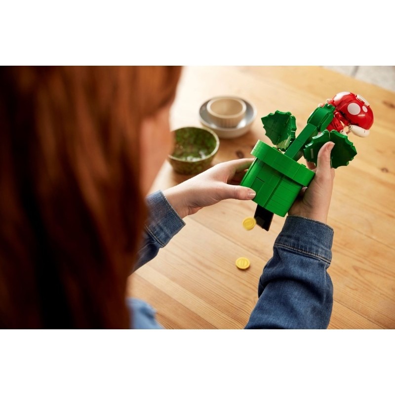 【現貨】LEGO 樂高 超級瑪利歐系列 71426 食人花 吞食花 玩具 公仔-細節圖7