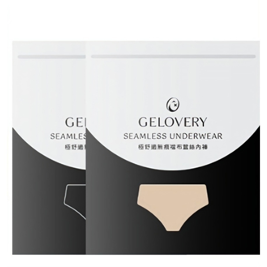 「新版」極舒適無痕襠布蠶絲內褲-黑色/膚色-細節圖2