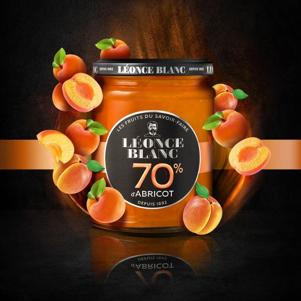 法國LEONCE BLANC 70%杏桃果肉果醬