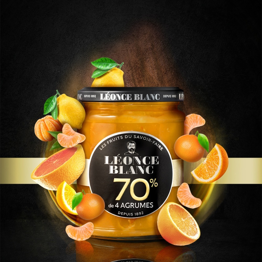 法國LEONCE BLANC 70%柑橘果肉果醬