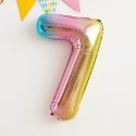 現貨! 派對佈置 派對裝飾 蛋糕氣球 數字氣球 拉旗 英文生日快樂拉旗 生日帽子 彩燈 串燈  週歲佈置 生日佈置-規格圖8