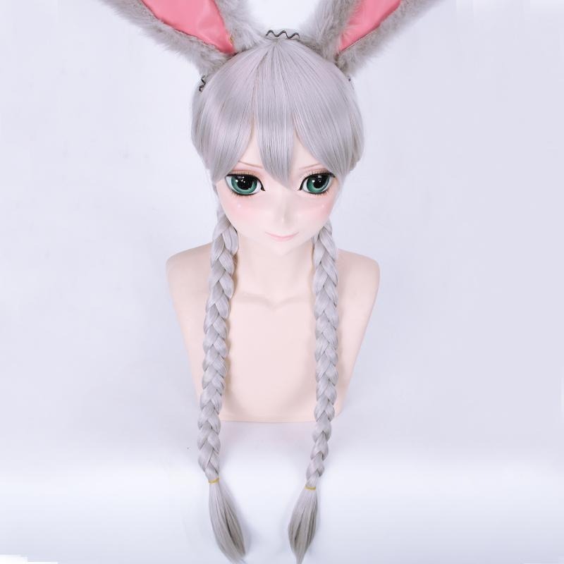 【動漫研習社】瘋狂動物城 兔子朱迪judy兔子擬人cos假髮-細節圖5