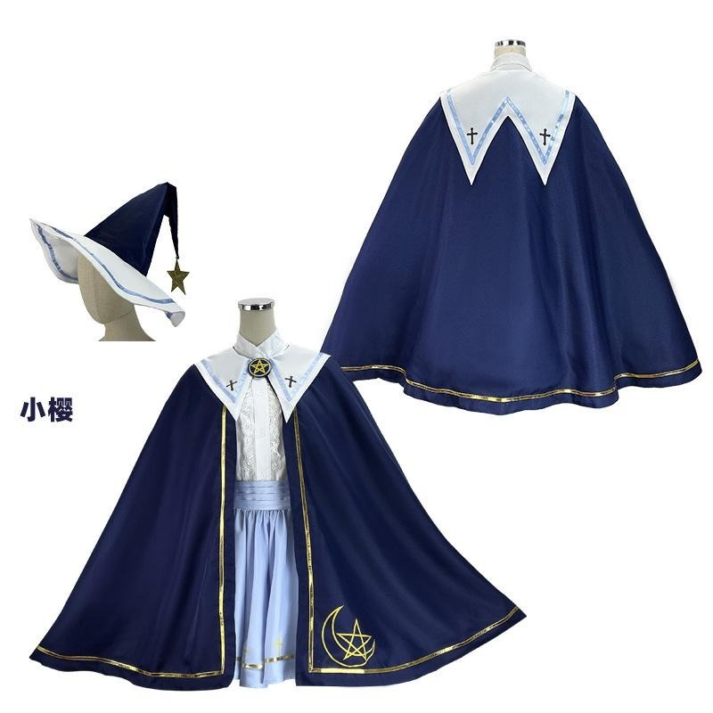 【動漫研習社】魔卡少女櫻百變小櫻木之本櫻cos服魔法星辰知世小櫻cosplay衣服-細節圖2