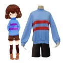 【動漫研習社】傳說之下undertale cosplay服裝frisk 弗里斯克cos服-規格圖5