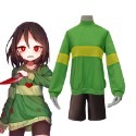 【動漫研習社】傳說之下undertale cosplay服裝frisk 弗里斯克cos服-規格圖5