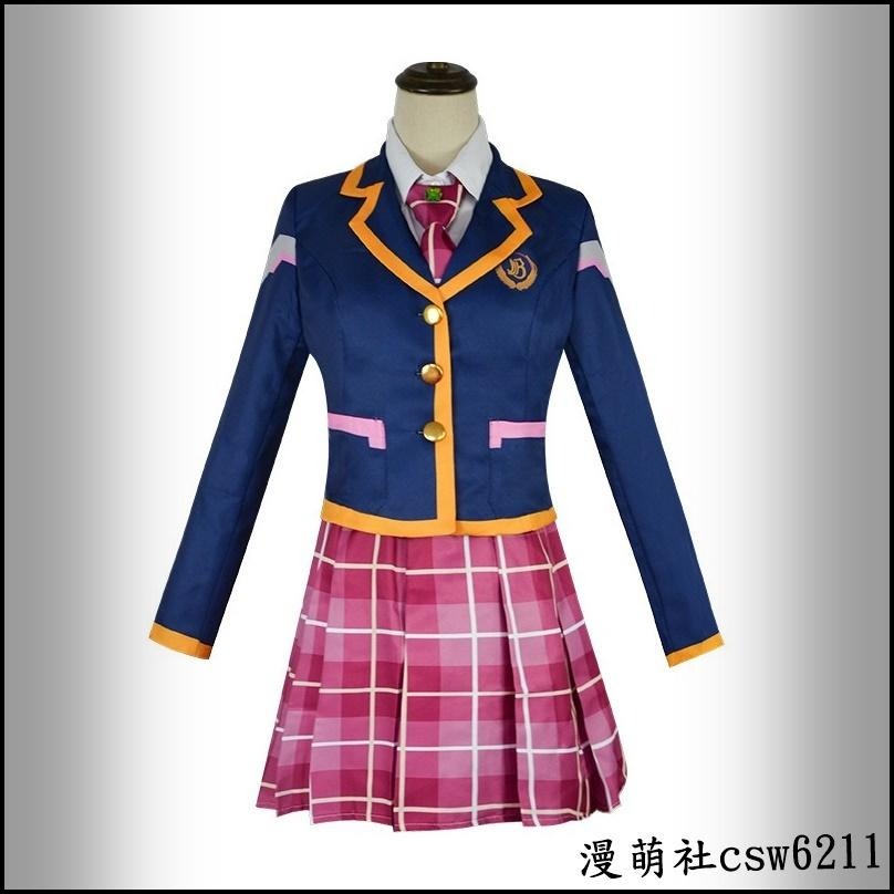 【動漫研習社】守望先鋒三週年DVa 青春校園造型宋哈娜cos服裝週年慶角色扮演-細節圖3