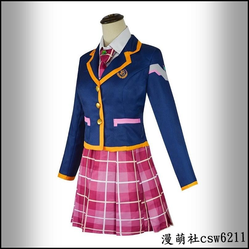 【動漫研習社】守望先鋒三週年DVa 青春校園造型宋哈娜cos服裝週年慶角色扮演-細節圖4