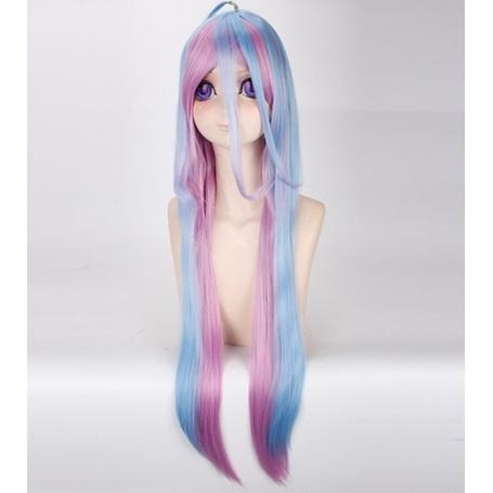 【動漫研習社遊戲人生no game no life 空(そら)漸變COS假髮/彩虹/白Shiro/白しろ漸變色cos假髮-細節圖2