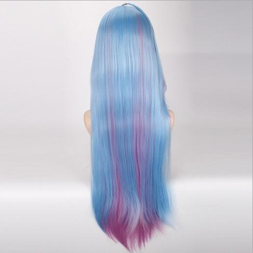 【動漫研習社遊戲人生no game no life 空(そら)漸變COS假髮/彩虹/白Shiro/白しろ漸變色cos假髮-細節圖4