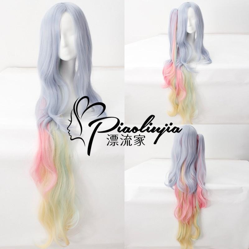 【動漫研習社遊戲人生no game no life 空(そら)漸變COS假髮/彩虹/白Shiro/白しろ漸變色cos假髮-細節圖6