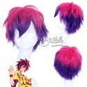 【動漫研習社遊戲人生no game no life 空(そら)漸變COS假髮/彩虹/白Shiro/白しろ漸變色cos假髮-規格圖9